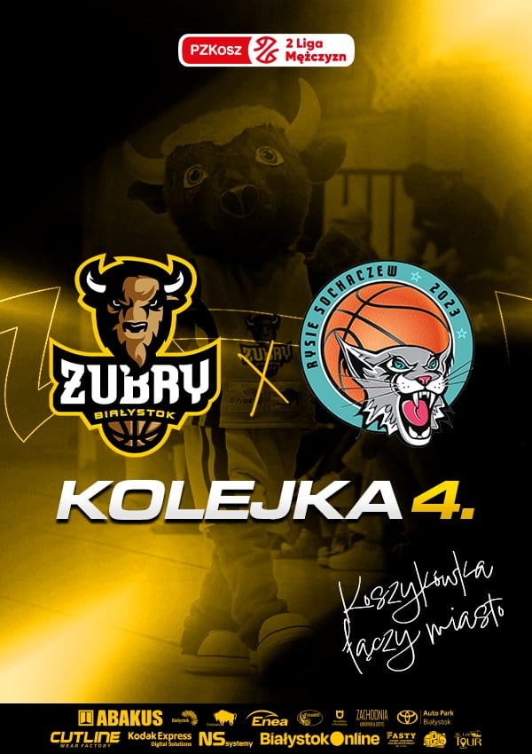 Bilety Żubry Abakus Okna Białystok vs Rysie Sochaczew