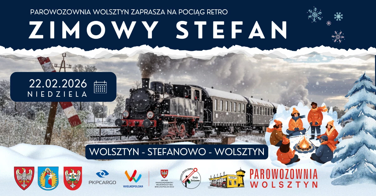 Pociąg Retro I Zimowy Stefan